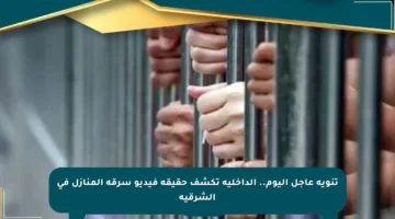 تنويه عاجل اليوم.. الداخلية تكشف حقيقة فيديو سرقة المنازل في الشرقية
